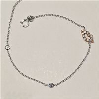 Bracciale Fanton Gioielli Donna BRACCIALI ORO in Oro bianco Cubic Zirconia TW5_52